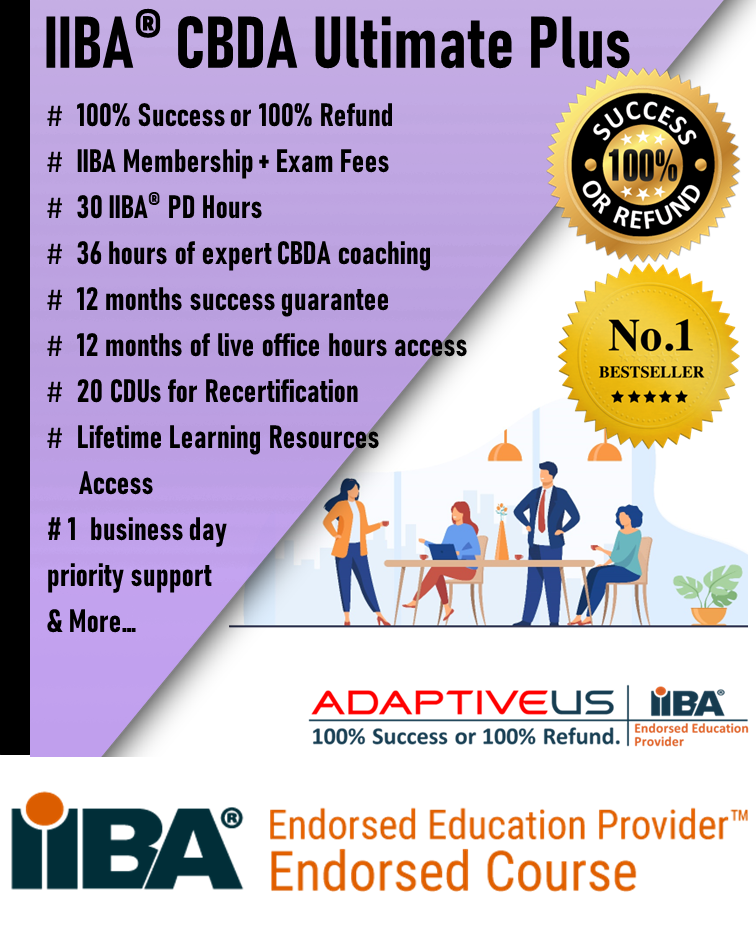 CBDA Ultimate Plus (With IIBA Fees)