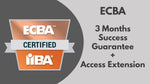 ECBA - 3 Months Success Guarantee + 3 Months Access Extension