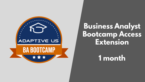 1 Month Access Extension-Business Analyst Bootcamp