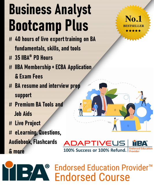 Business Analyst Bootcamp Ultimate with ECBA Exam Voucher