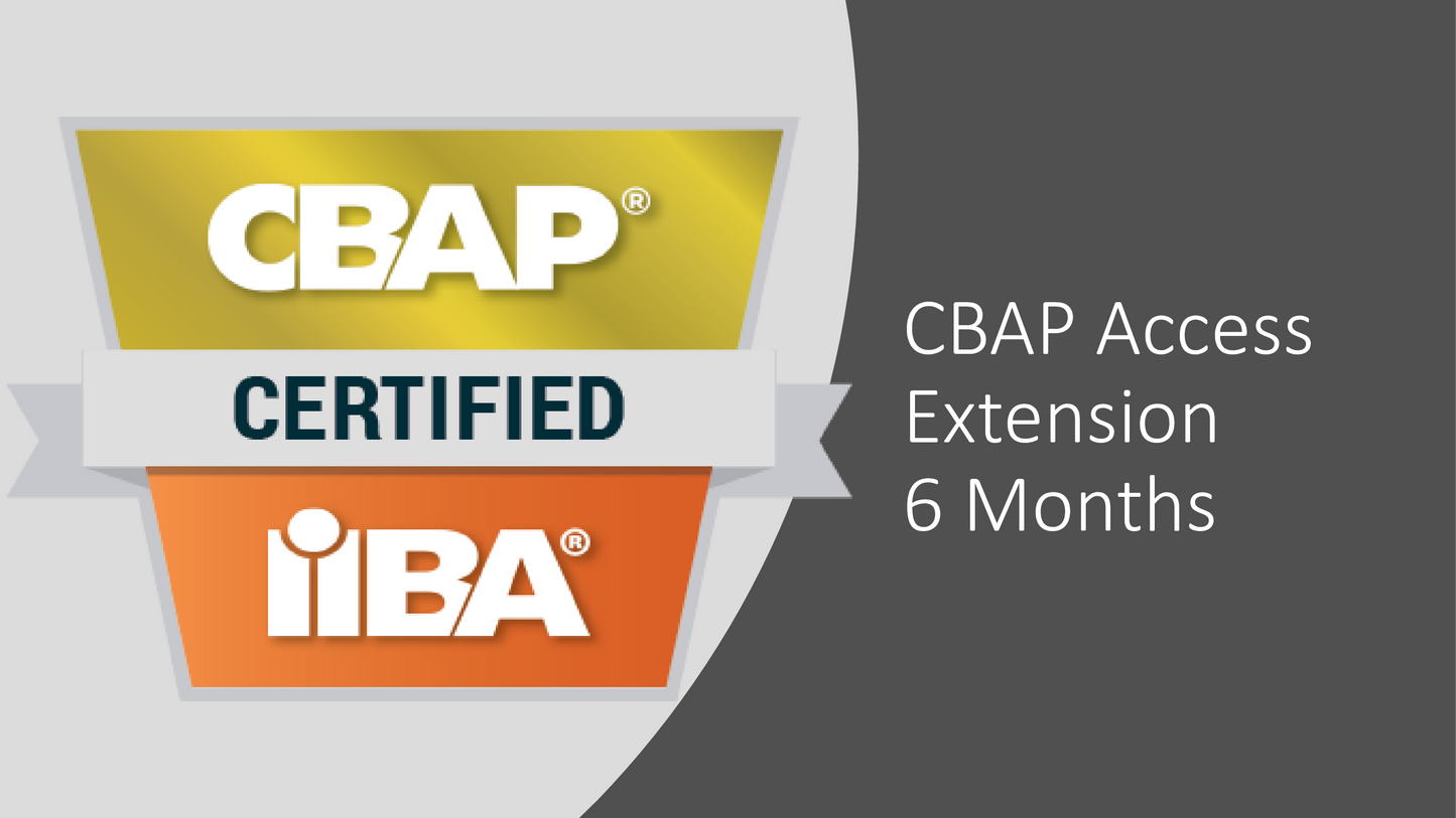 6 Month Access Extension-CBAP