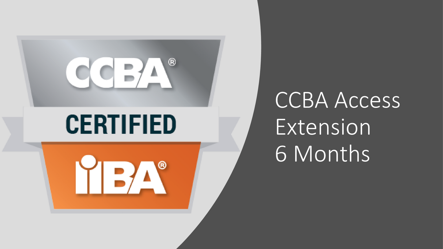 6 Month Access Extension-CCBA