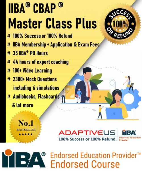 CBAP Master Class Plus (With IIBA Fees)