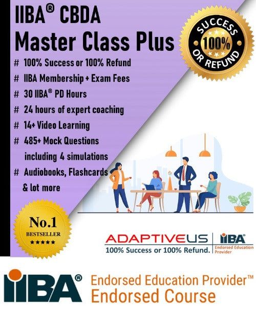 CBDA Master Class Plus (With IIBA Fees)