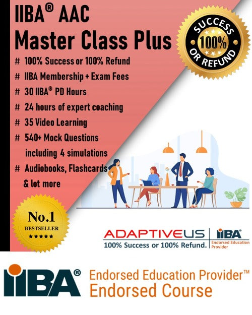 AAC Master Class Plus (With IIBA Fees)