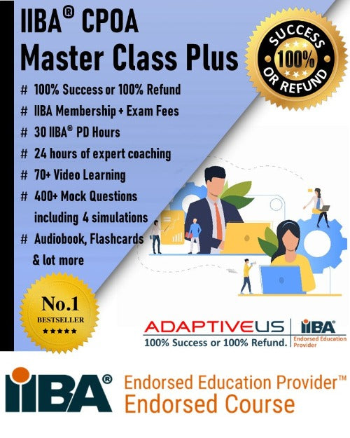 CPOA Master Class Plus (With IIBA Fees)