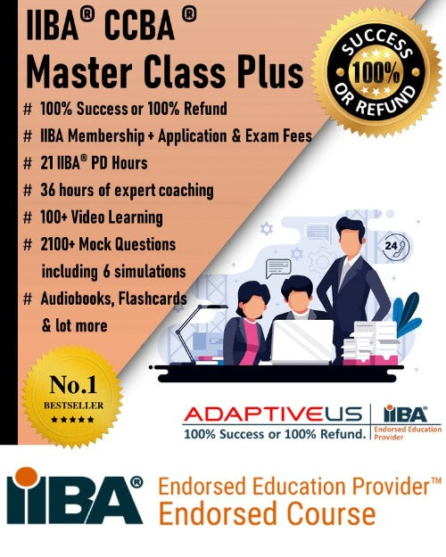 CCBA Master Class Plus (With IIBA Fees)